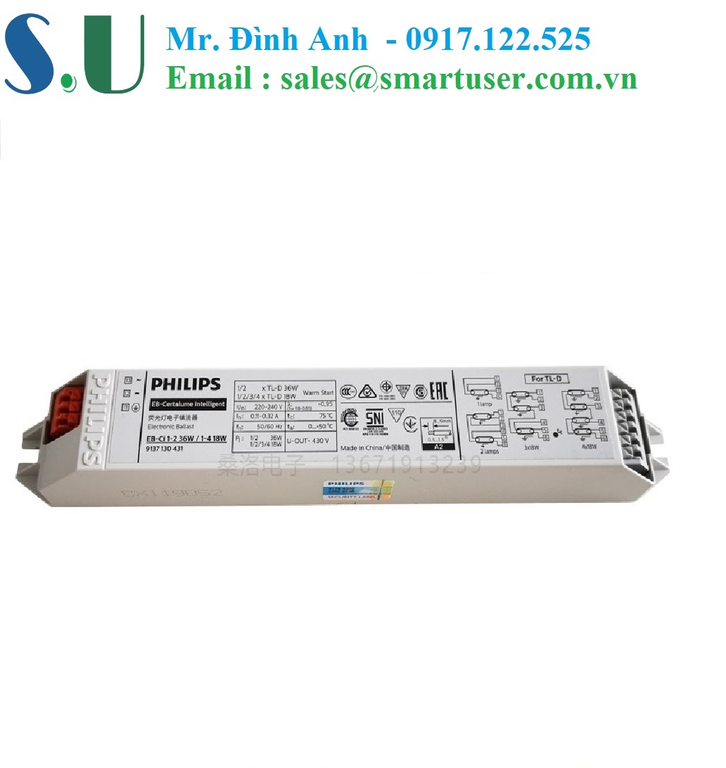 Ballast điện tử Philips EB-C 236 TLD