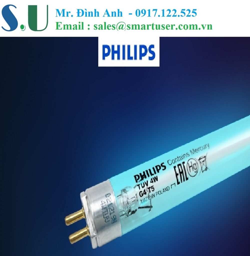 Bóng Đèn diệt khuẩn Philips TUV 6W G4T5 Poland