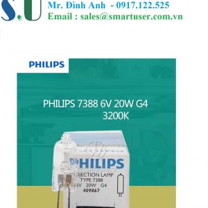 Bóng đèn kính hiển vi halogen 6V 20W Philips 7388