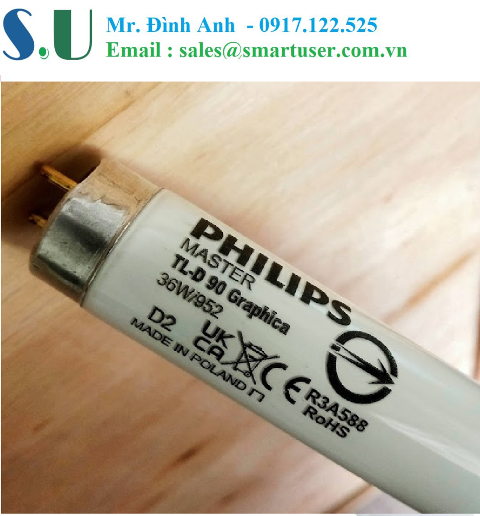Bóng đèn D50 cho tủ so màu và hệ thống máng đèn so màu TL-D 90 GRAPHICA 36W/950
