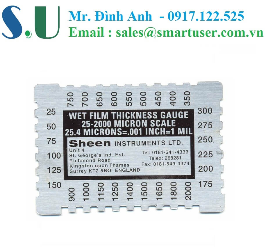 Thước đo độ dày màng sơn ướt