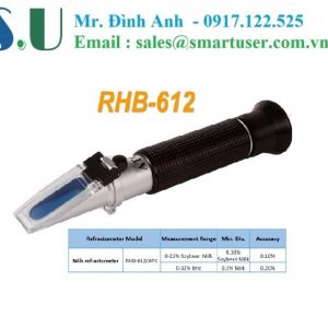 Khúc xạ kế đo nồng độ và độ ngọt sữa đậu nành RHB-612