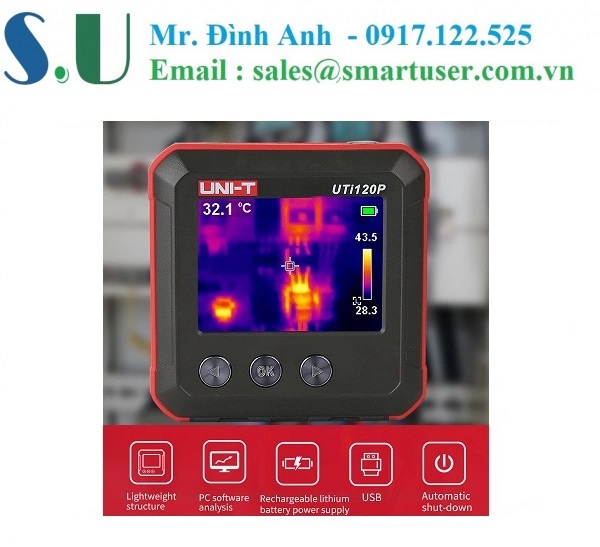 CAMERA NHIỆT HỒNG NGOẠI UNI-T UTI120P