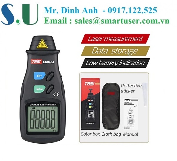 MÁY ĐO TỐC ĐỘ VÒNG QUAY TA8146C TASI