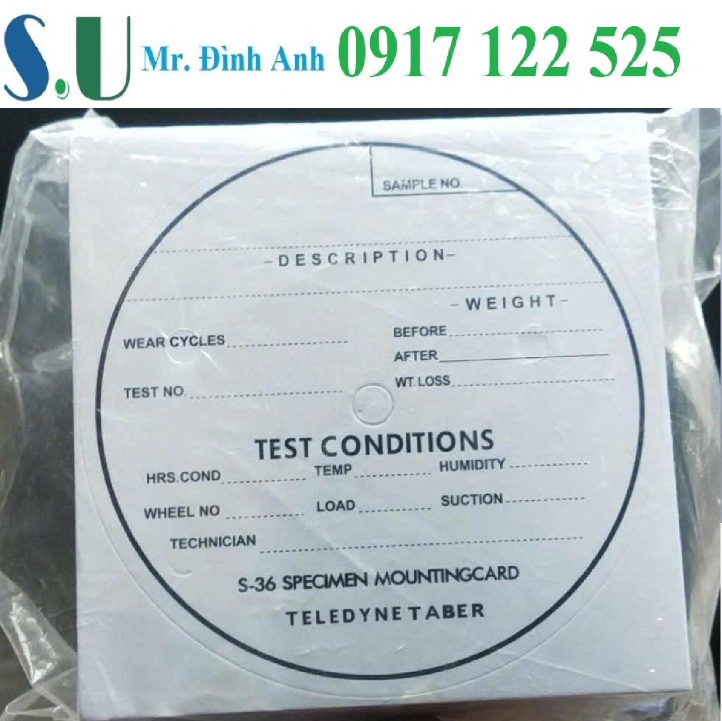 Tấm gắn mẫu S-36-1 hãng Taber